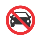 PROHIBIDO CIRCULACIÓN DE VEHÍCULOS AUTOMOTORES