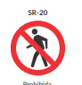 PROHIBIDO CIRCULACIÓN DE PEATONES