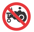 PROHIBIDA CIRCULACIÓN DE MAQUINARIA AGRÍCOLA