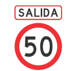 VELOCIDAD MÁXIMA PERMITIDA SALIDA