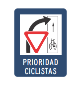 PRIORIDAD VÍA PARA CICLISTAS