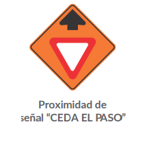PROXIMIDAD DE SEÑAL “CEDA EL PASO”