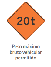 Peso máximo bruto vehicular permitido