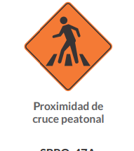 PROXIMIDAD DE CRUCE PEATONAL