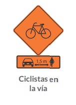 CICLISTAS EN LA VÍA