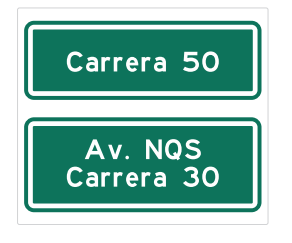 Nombre de calles y nomenclatura urbana